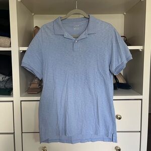 J Crew Men’s Blue Slub Polo